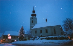 Farní kostel o vánocích